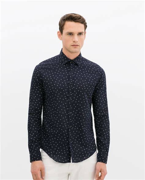 zara printed shirts men.